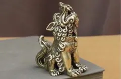 陶器製 獅子 置物 縁起物 - メルカリ