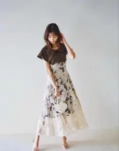 dazzlin オパールフラワーコルセットワンピース ダズリンのサムネイル
