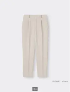 GU タックテーパードパンツ