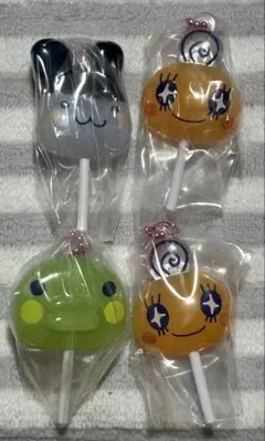 たまごっち　カラフルキャンディチャーム　めめっち　みみっち　くちぱっち　4点