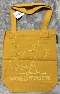 ウッドストック刺繍デザイントートバッグ