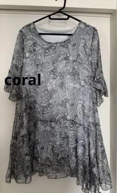 coral チュニック Uネックのサムネイル