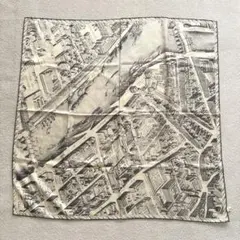 dior クリスチャン　ディオール　パリ　街　地図　風景 柄　スカーフ