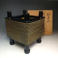 イ648 盆『柳庵初瀬川作品』『柳庵好　大安菱　5客　膳　盆　菓子器　器　共箱』 イ648 盆『柳庵初瀬川作品』『柳庵好 大安菱 5客 膳