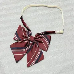 EAST BOY イーストボーイ 制服　リボン 赤　ストライプ　レッド