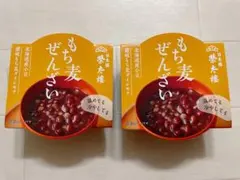 ★日本橋榮太棲　もち麦ぜんざい　北海道産小豆使用　和菓子　おまけ付き！のサムネイル