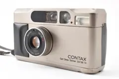 CONTAX T2 チタンシルバー 動作確認済 純正ケース・ストラップ付
