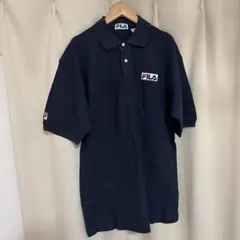 FILA ネイビー ポロシャツ 大きいサイズ ゴルフのサムネイル