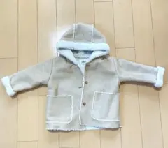 ムートンボアコート【ZARA】86センチ　12-18ヶ月