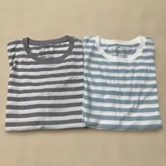 お値下げ！無印良品　ボーダー半袖Tシャツ 2枚セット サイズ150