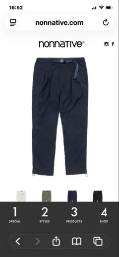 nonnative NNJ-J3907 トラッカージャケット ネイビー - メルカリ