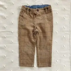 チェック柄ボトムス