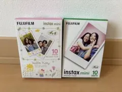 チェキフィルム instax mini ハローキティ 10枚×2(20枚)