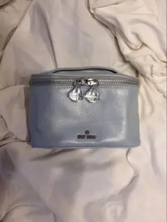MARY QUANT バニティ コスメポーチ ライトブルー 水色