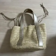 【美品】GU × 蜷川実花 コラボ カゴバッグ 巾着付き ザツザイバッグのサムネイル