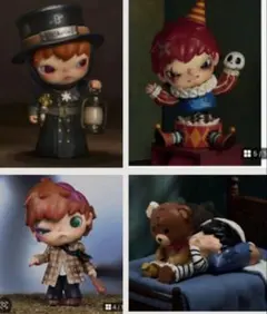 ⑥ SKULLPANDA×THE ADDAMS FAMILYシリーズ8個セット POP MART x SKULLPANDA The Addams Family Blind Box Series - The Toy