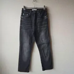 ZARA　ザラ　ザラデニム　ZARAデニム ブラックデニムのサムネイル