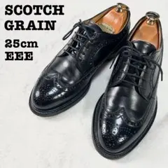 【美品】スコッチグレイン ウイングチップ スコッチグレイン F745 ウイングチップ 内羽根 26 - メルカリ