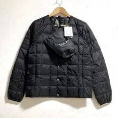 【新品タグ】 TAION インナーダウン　ダウンジャケット　Sサイズ　黒