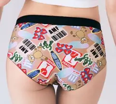 Mサイズ・エメフィールのカラフルプリントショーツ 男性にもオススメです。