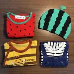 ベビー服 70サイズ 3点セット 春夏服　ロンパース