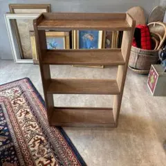 古道具 棚 本棚 ディスプレイ棚 アンティーク家具