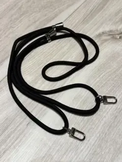 スマホショルダーストラップ ブラック