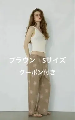 新品未開封ALEXIA STAM Floral Wide Linen Pants - メルカリ