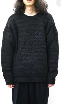 blanc ym Inside Out Knit Pullover