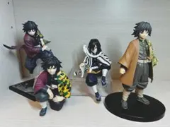 新品 鬼滅の刃 アニプレックス フィギュア 冨岡義勇 不死川実弥 伊黒小