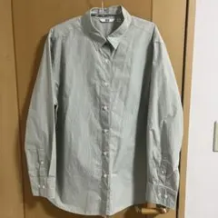 UNIQLO 長袖シャツ ストライプ柄 XL 未使用のサムネイル