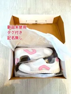 新品未使用 イフミー上履き 19.0cm ホワイト/ピンク