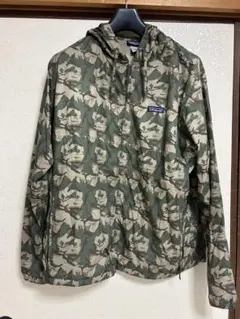 【美品】patagonia UPF50 サンプロテクションジャケット カモフラ 美品】patagonia UPF50 サンプロテクションジャケット カモフラ
