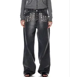 BEEDEN METAL EYELET SEMI LOOSE DENIM - メルカリ