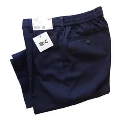 ユニクロＣ★タックワイドテーパードパンツ★ネイビー★Sサイズ★股下65.5cm