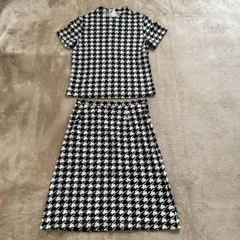 ジュンコシマダ　ハウンドトゥース柄 セットアップ