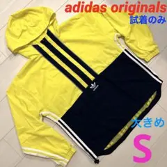adidasアディダスオリジナルス　メンズ　ハーフジップ　アノラックブレーカーS