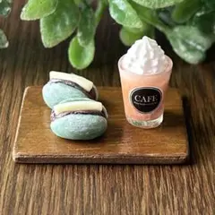 ミニチュア あんバターサンド クリームコーヒー フェイクフード