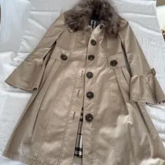 BURBERRY ベージュ フレアスリーブ トレンチコート38