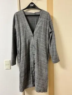 kinako レディース　グレー ロングカーディガン