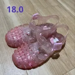 マイメロディ ラメ入り サンダル ピンク 18.0のサムネイル