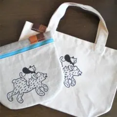 猫バッグ＆ポーチセット_A