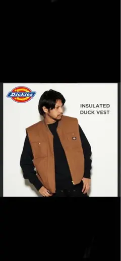 Dickies INSULATED DUCK VEST ディッキーズベスト M