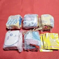 ⑮ ちいかわ×サンリオキャラクターズ エコバッグ 全5種類コンプ ガチャ