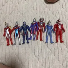 ウルトラマン ソフビ 限定品 クリアラメ まとめ売り セブン エース
