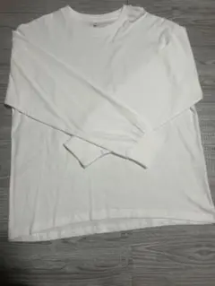 CINEMA CLUB シネマクラブ 長袖Tシャツ ロンT 白 M 無地のサムネイル