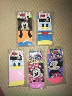 ミッキーマウス 靴下 5足セット