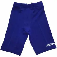 新品　adidas サッカーハーフパンツ M 青