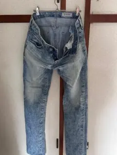 AGジーンズDENIM ライトブルースリムフィットデニム