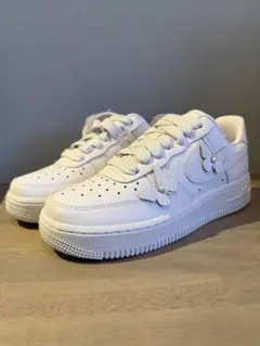 試着のみ箱付き Nike Air Force 1 ホワイト 白 蝶々 - メルカリ